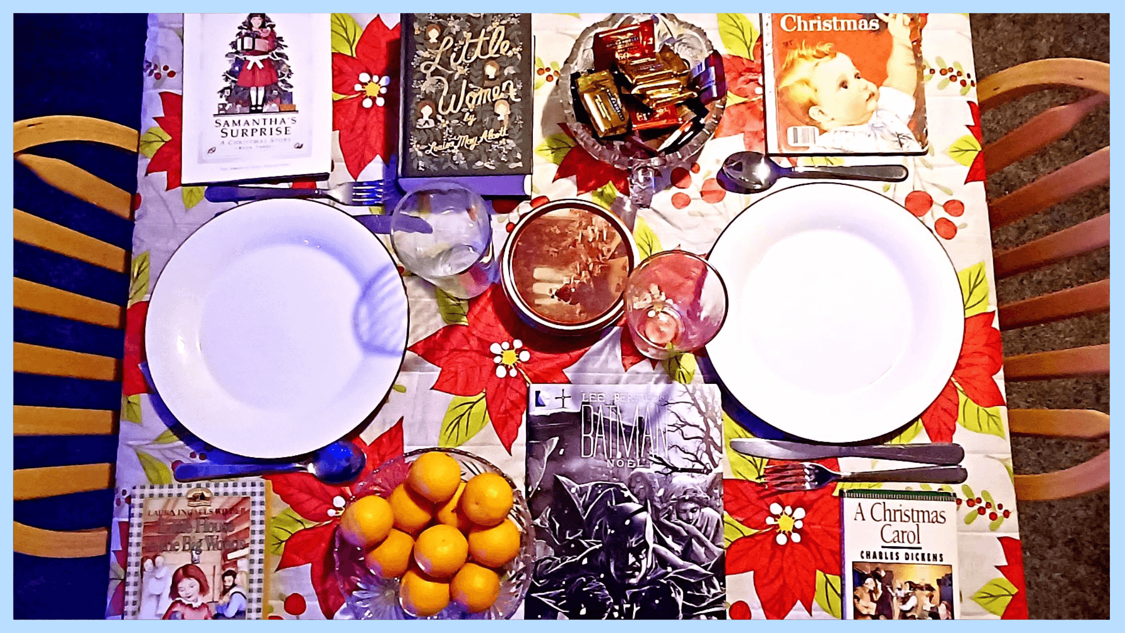 Hosting a Holiday Party for the Authors on my Bookshelf